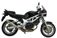 mivv exhaust x cone slip on suzuki sv650 1999 2002 stainless steel