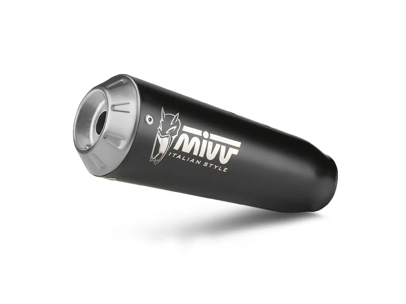 mivv exhaust x m1 full system yamaha mt 125 yzf r125 2020 2022 black