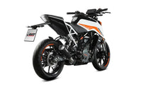 mivv exhaust x m1 slip on ktm 125 390 duke 2021 black