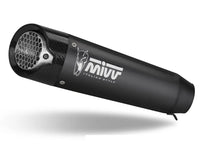 mivv exhaust x m5 slip on triumph street triple 765 r s rs 2017 black