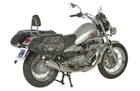 hepco becker sissy bar moto guzzi nevada classic v 750 ie from 04 09 aquila nera with rear rack