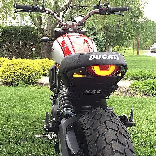 new rage cycles led fender eliminator bracket ducati scrambler 2015 2018