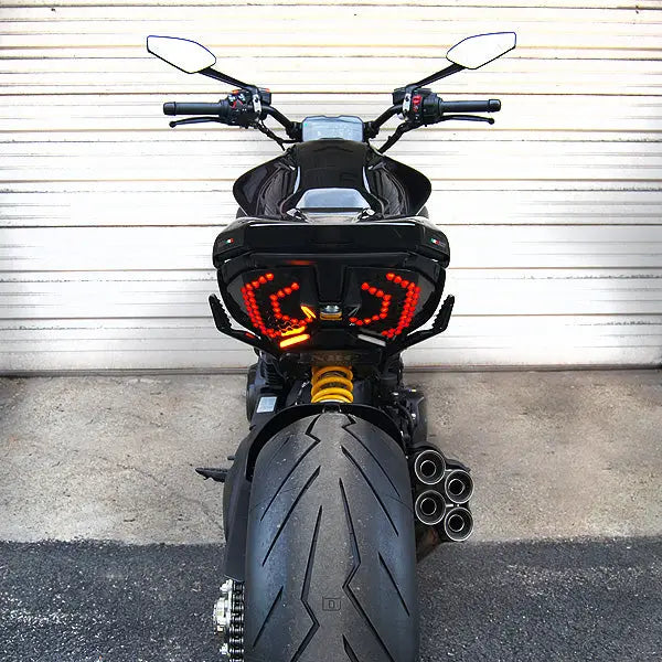 new rage cycles led fender eliminator ducati diavel v4 2023