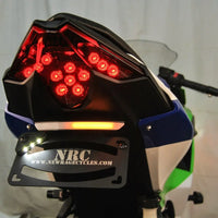 new rage cycles led fender eliminator kawasaki ninja 500 z500 2024