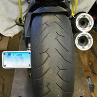 new rage cycles led fender eliminator side mount bracket ducati diavel 2010 2019