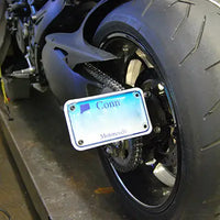 new rage cycles led fender eliminator side mount bracket ducati diavel 2010 2019