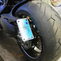 new rage cycles led fender eliminator side mount bracket ducati diavel 2010 2019