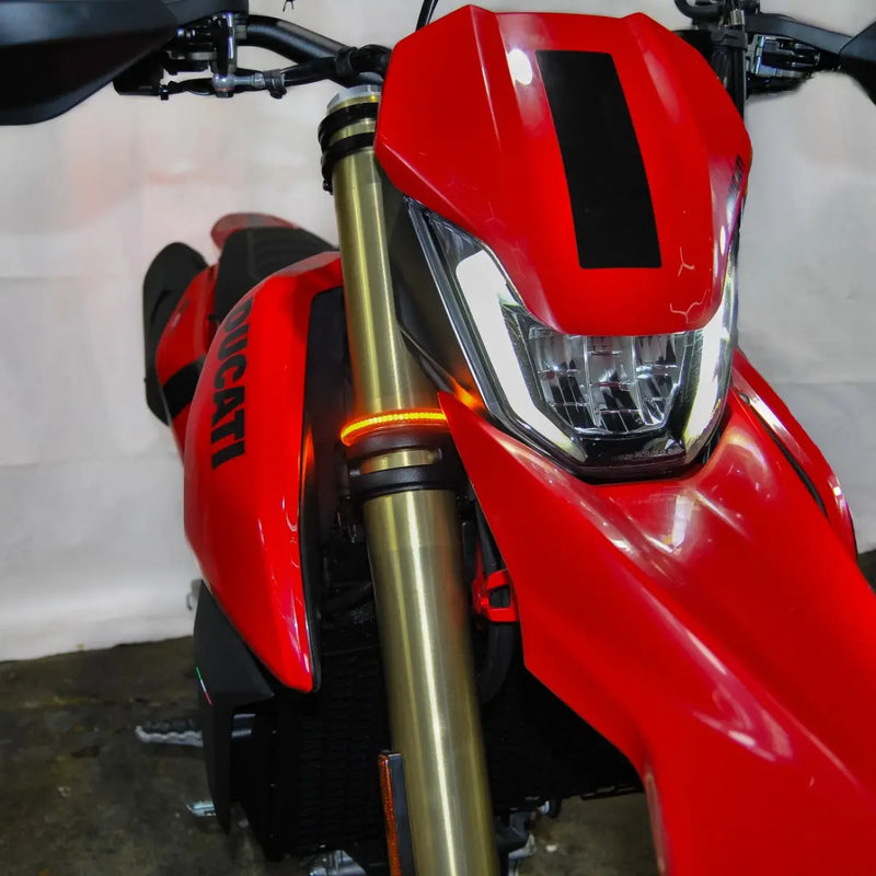 new rage cycles led front turn signals ducati hypermotard 698 2024