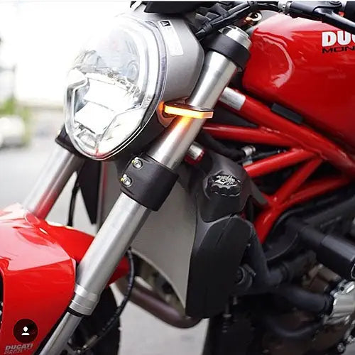 new rage cycles led front turn signals ducati monster 1200 2014 2016