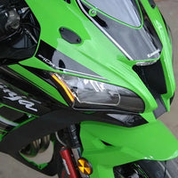 new rage cycles led front turn signals kawasaki zx 10r 2016 2020