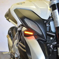 new rage cycles led front turn signals mv agusta brutale 675 800 dragster 2013 2019