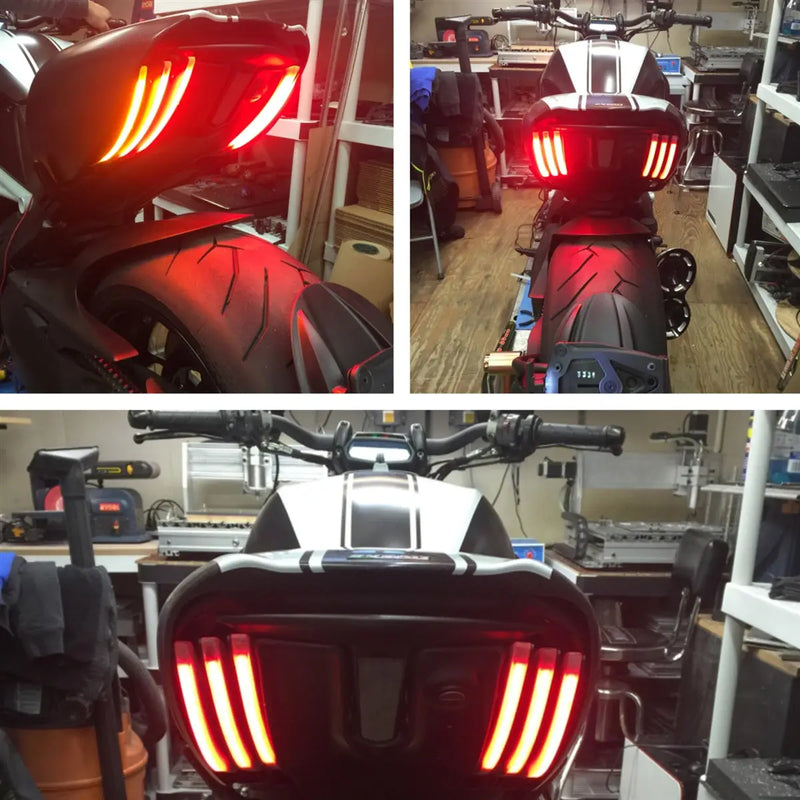 new rage cycles led rear turn signals ducati diavel 2010 2019
