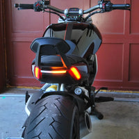 new rage cycles led rear turn signals ducati xdiavel 2016 with backrest
