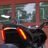 new rage cycles led rear turn signals ducati xdiavel 2016 without backrest