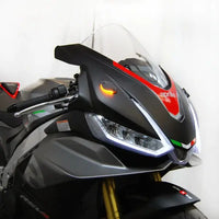 new rage cycles mirror block off led turn signals aprilia rsv4 2021