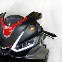 new rage cycles mirror block off led turn signals aprilia rsv4 2021