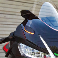 new rage cycles mirror block off led turn signals aprilia rsv4 2025