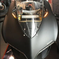 new rage cycles mirror block off led turn signals ducati 1199 panigale 2011 2014