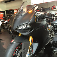 new rage cycles mirror block off led turn signals ducati 1199 panigale 2011 2014