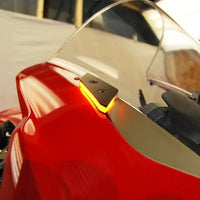 new rage cycles mirror block off led turn signals ducati panigale v2 2020