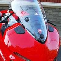 new rage cycles mirror block off led turn signals ducati supersport 939 2017 2020