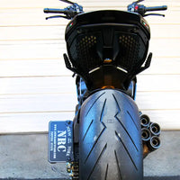 new rage cycles side mount license plate bracket ducati diavel v4 2023