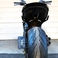 new rage cycles side mount license plate bracket ducati diavel v4 2023