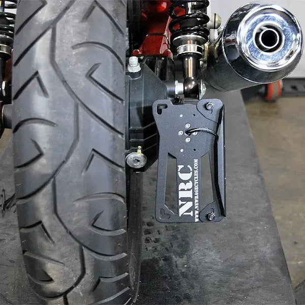 new rage cycles side mount license plate bracket moto guzzi v7 2013