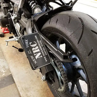 new rage cycles side mount license plate bracket yamaha mt 09 2017 2020