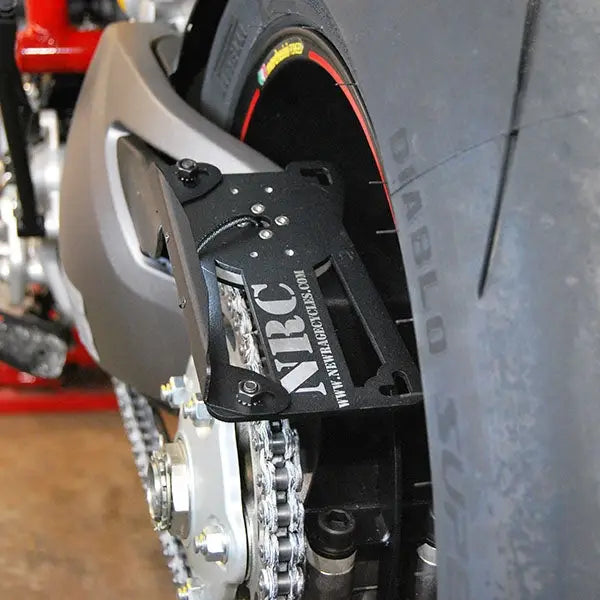 new rage cycles side mount license plate ducati hypermotard 950 2019