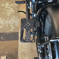 new rage cycles side mount license plate triumph bobber 2017