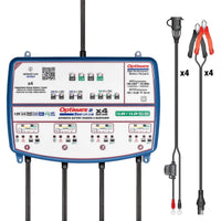 optimate 2 duo motorcycle battery charger gel and lithium batteries