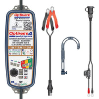 optimate 4 dual program motorcycle battery chargers