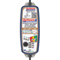 optimate 4 dual program motorcycle battery chargers