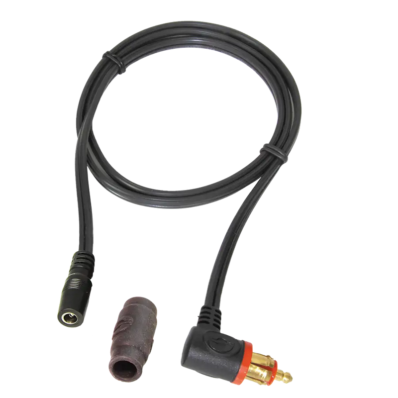 optimate adapter 90 degree angle din to 2 5 mm barrel heated gear