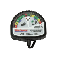 optimate cranking and alternator motorcycle battery tester