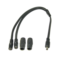 optimate dc 2 5mm y splitter cable heated gear