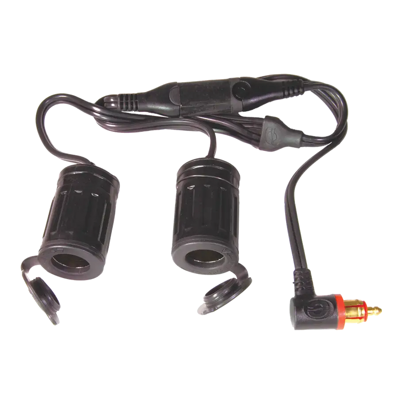 optimate dual socket to din y splitter cable