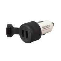 optimate dual usb fast charger cigarette adapter
