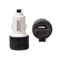 optimate dual usb fast charger cigarette adapter