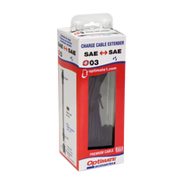 optimate motorcycle battery charger cord extender