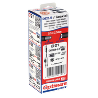 optimate motorcycle battery lead to 2 5mm barrel heated gear