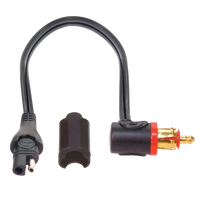 optimate sae to 90 degree din adapter cable