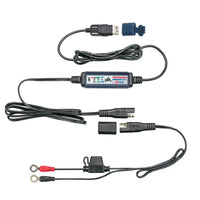 optimate sae to usb charger cable with battery harness