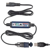 optimate sae to usb motorcycle battery charger cable