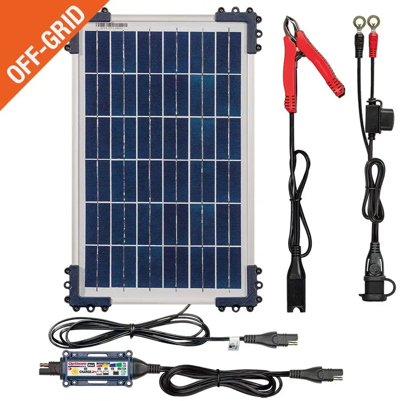 optimate solar duo motorcycle battery charger