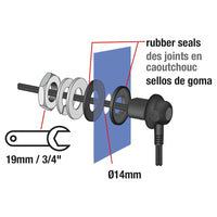 optimate tank bag adapter sae to dc 2 5mm plug