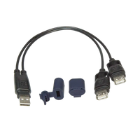 optimate usb y splitter cable
