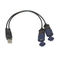 optimate usb y splitter cable