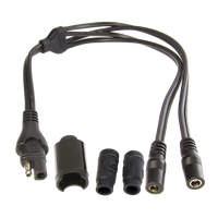 optimate y splitter sae to dc 2 5mm heated gear